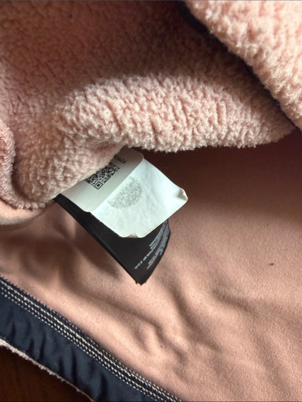 NorthFace - Colorblock Sherpa Fleece Pullover - Coral & Blush - 3XL - woman - Picture 9 of 12